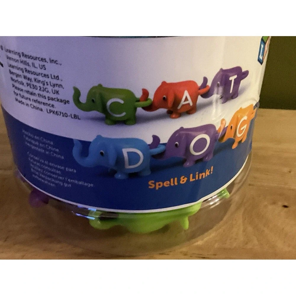 Learning Resources Snap-n-Learn ABC Elephants 26 Pieces‎